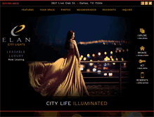 Tablet Screenshot of elancitylights.com